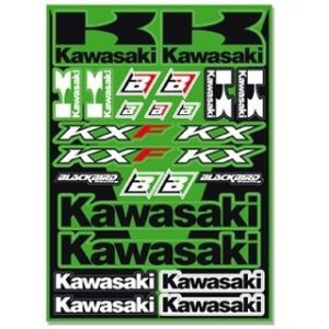 PARA TU MOTO UNIVERSAL - Kit Adhesivos Universal Blackbird Kawasaki 5416 -
