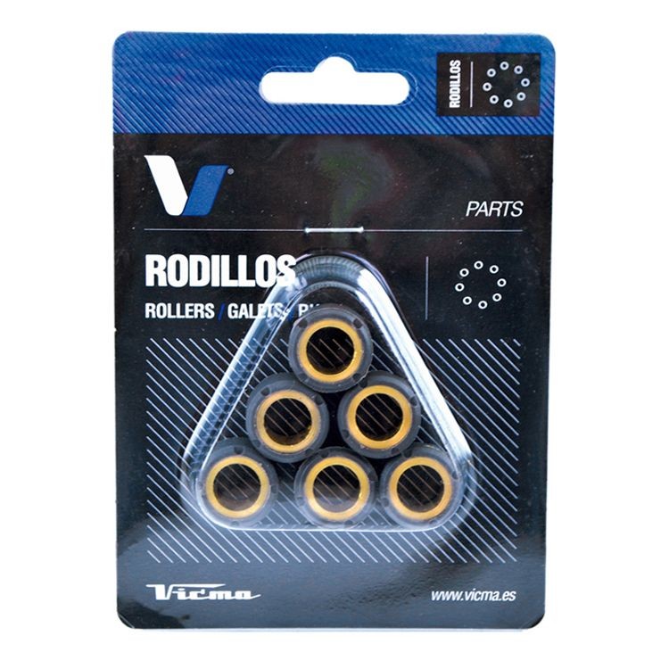 Rodillos variador Carbono 19x17. 12g