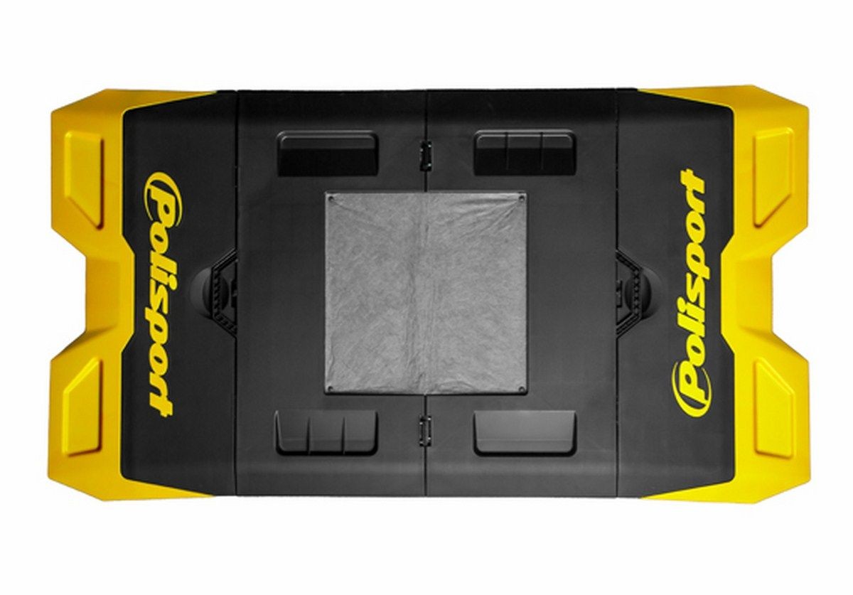 Alfombra plastica de box Polisport amarillo 8982200001