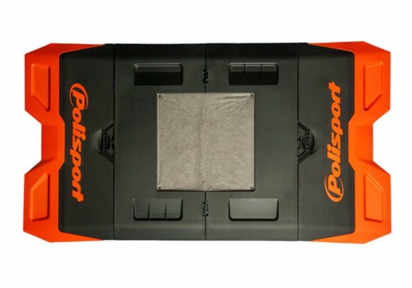 Alfombra plastica de box Polisport naranja 8982200002