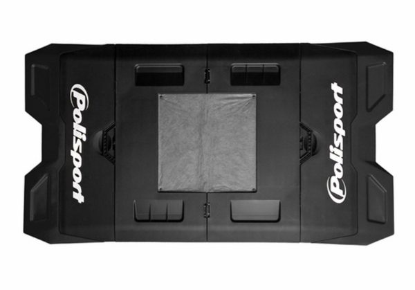 Alfombra plastica de box Polisport negro 8982200006
