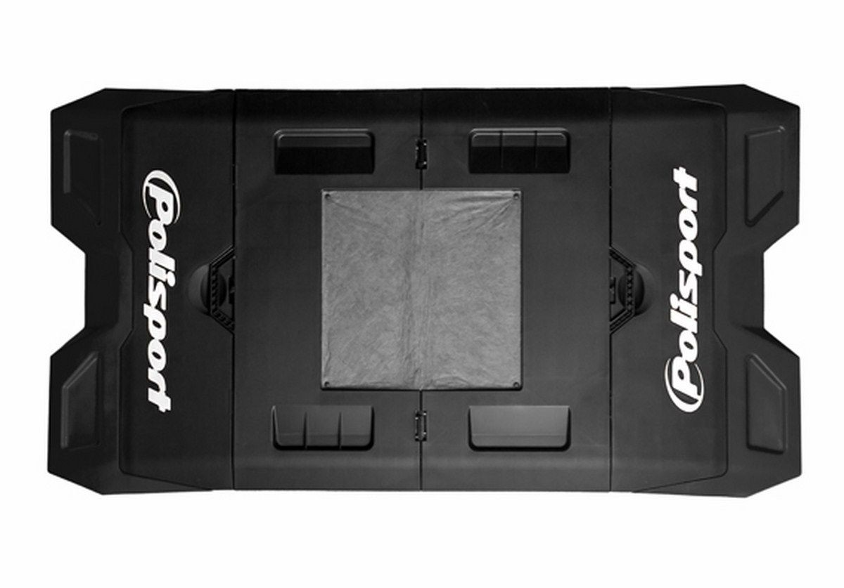 Alfombra plastica de box Polisport negro 8982200006