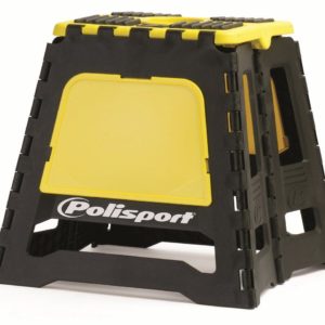 Caballete plegable de plástico Polisport amarillo 8981500001