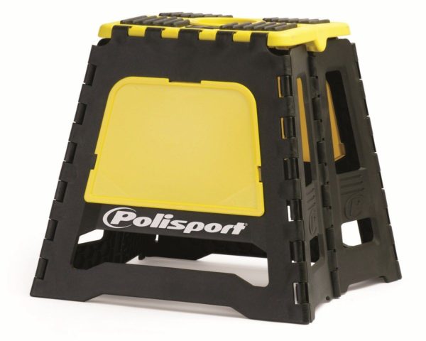 Caballete plegable de plástico Polisport amarillo 8981500001