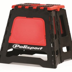 Caballete plegable de plástico Polisport rojo 8981500004