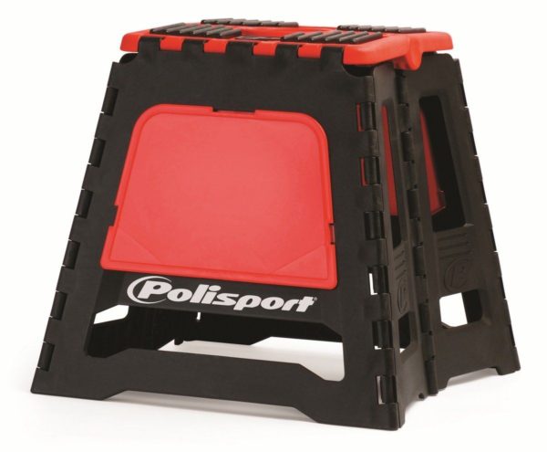 Caballete plegable de plástico Polisport rojo 8981500004