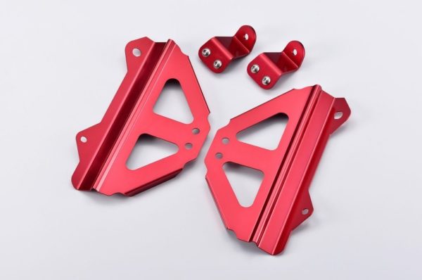 Protector radiador Honda rojo
