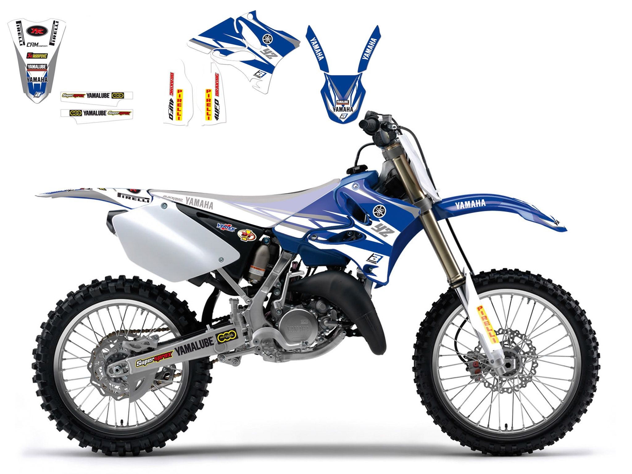 Kit Adhesivos Blackbird Réplica Factory Yamaha2231R4