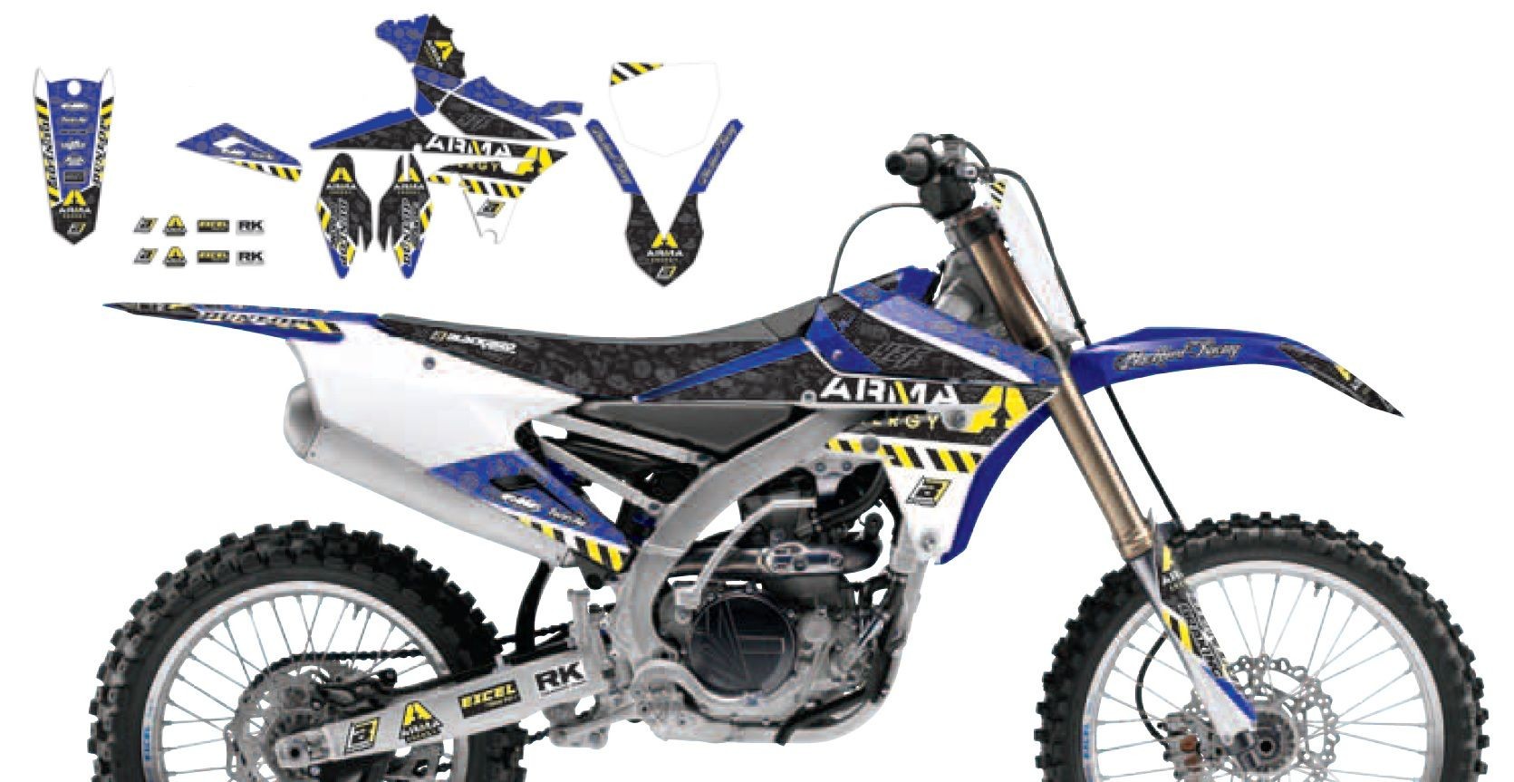 Kit Adhesivos Blackbird Arma Yamaha 2244F