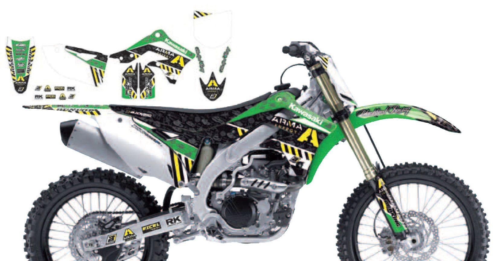 Kit Adhesivos Blackbird Arma Kawasaki 2421F