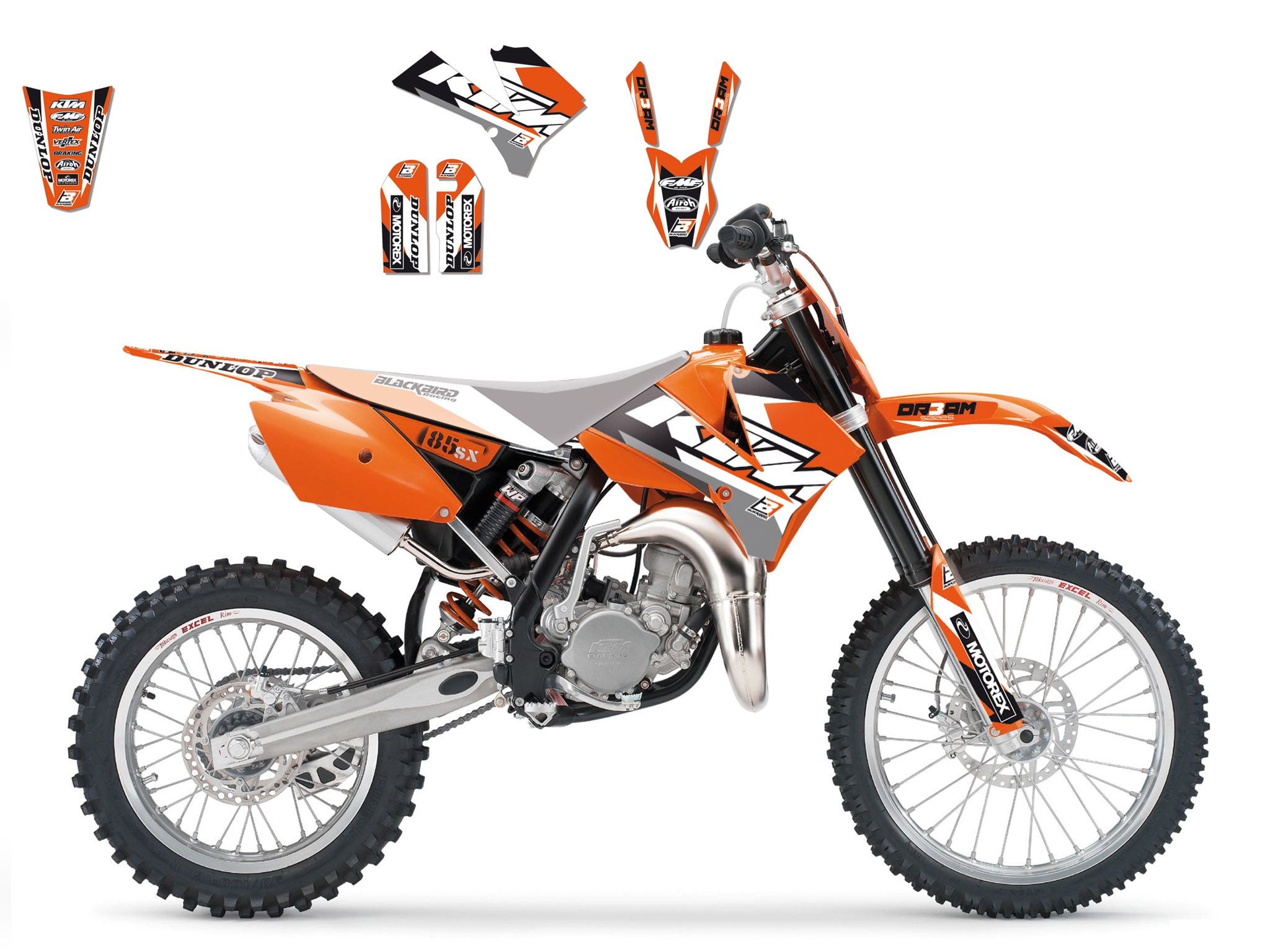 Kit Adhesivos Blackbird Dream KTm 2536E