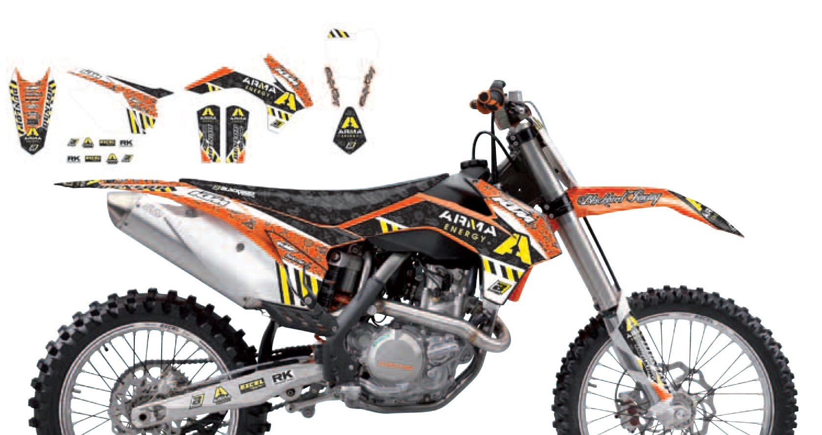 Kit Adhesivos Blackbird Arma KTm 2538F