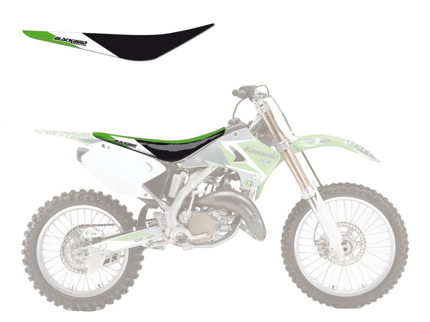 Funda de asiento Blackbird Dream Kawasaki 1414E
