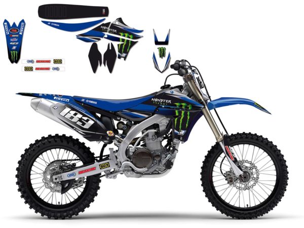 Kit Adhesivos Blackbird Réplica Team Monster Yamaha 2228R3