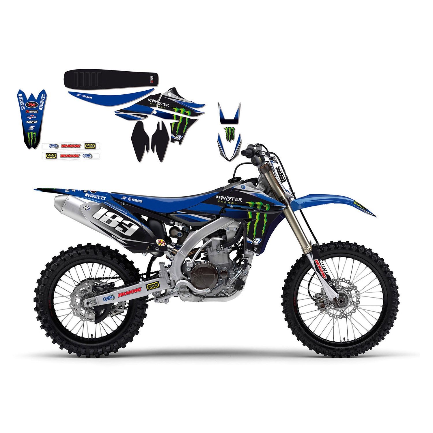 Kit Adhesivos Blackbird Réplica Team Yamaha 2242R3