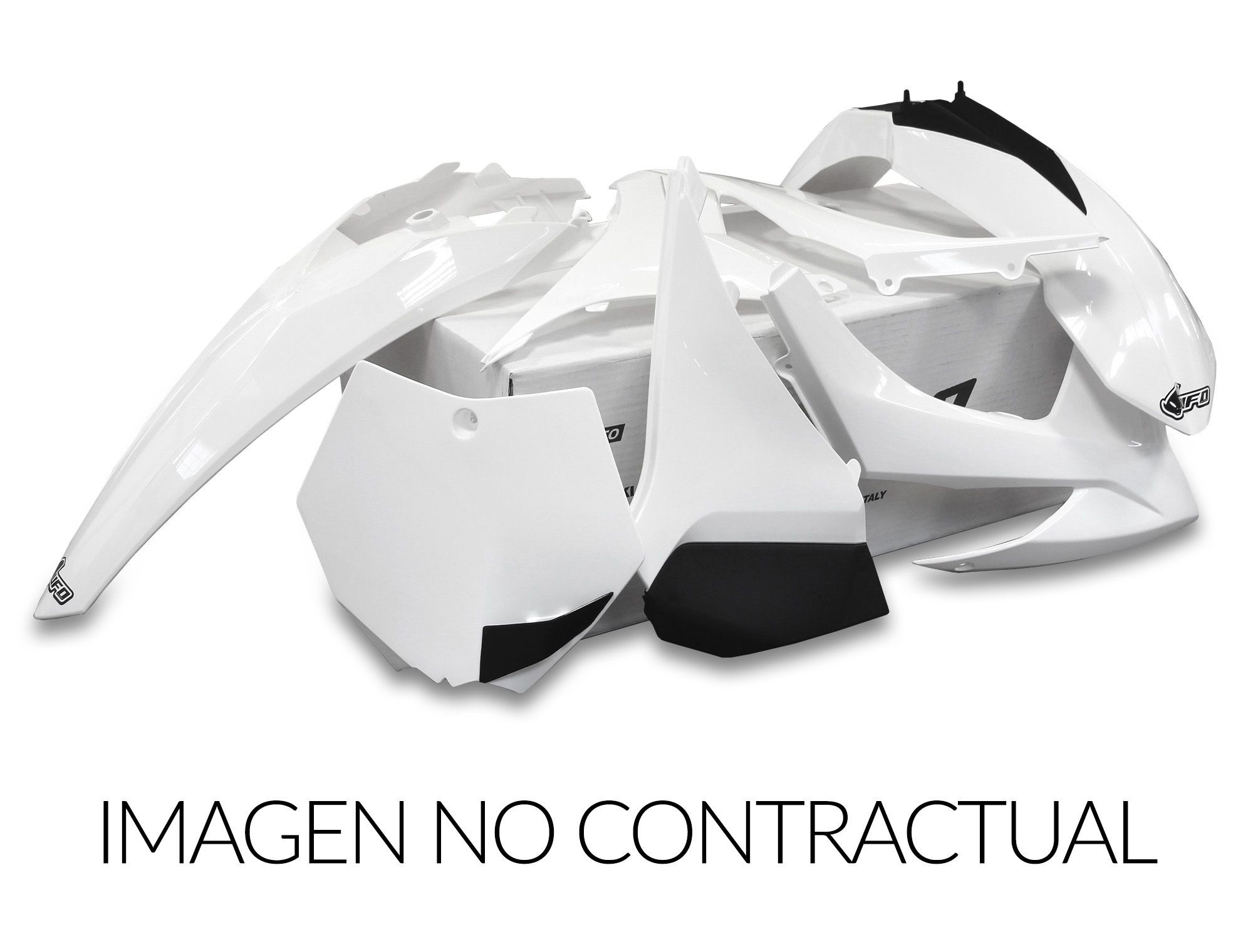 Kit plástica completo UFO KTM blanco KTKIT516-041