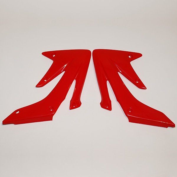 Plásticos laterales de radiador UFO Honda rojo HO03634-070
