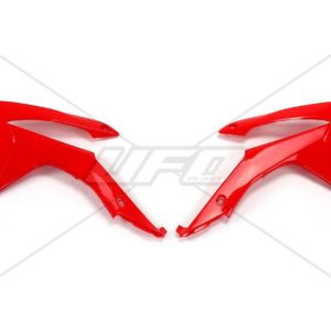 Plásticos laterales de radiador UFO Honda rojo completo HO04657-070