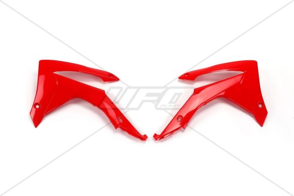 Plásticos laterales de radiador UFO Honda rojo completo HO04657-070