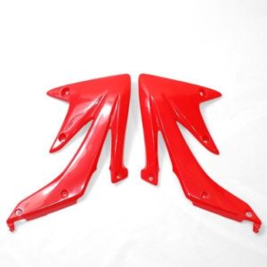 Plásticos laterales de radiador UFO Honda rojo HO03655-070