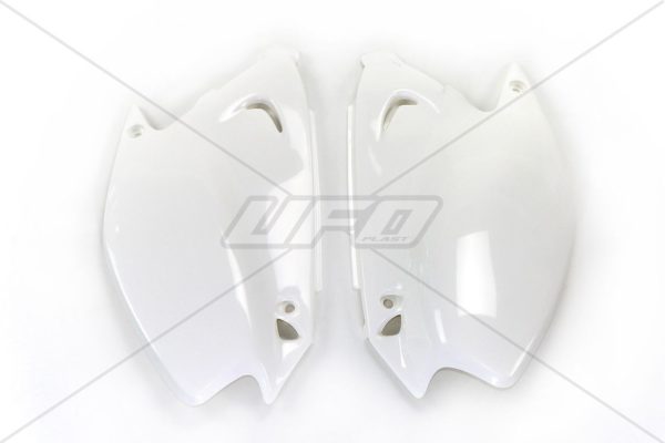 Paneles laterales traseros UFO Kawasaki blanco KA03739-047
