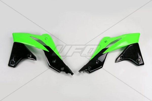 KAWASAKI - Plásticos laterales de radiador UFO Kawasaki original KA04725-999 -