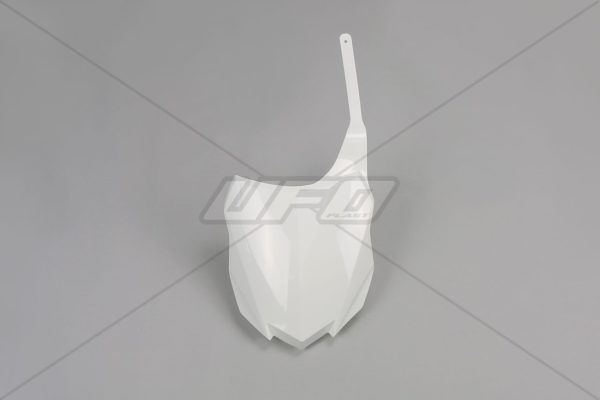 Portanúmeros delantero UFO Kawasaki blanco KA04724-047