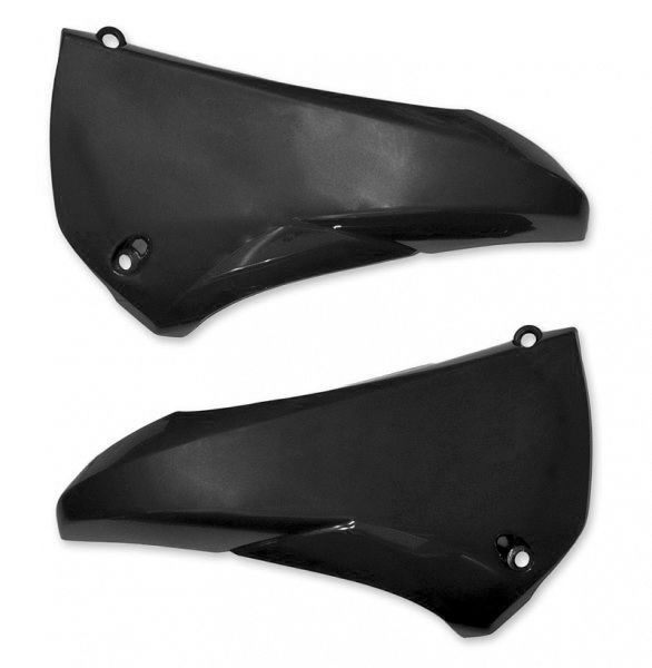 Plásticos laterales de radiador superiores UFO Yamaha negro YA04823-001
