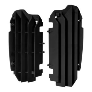Aletines de radiador Polisport Kawasaki negro 8455900001