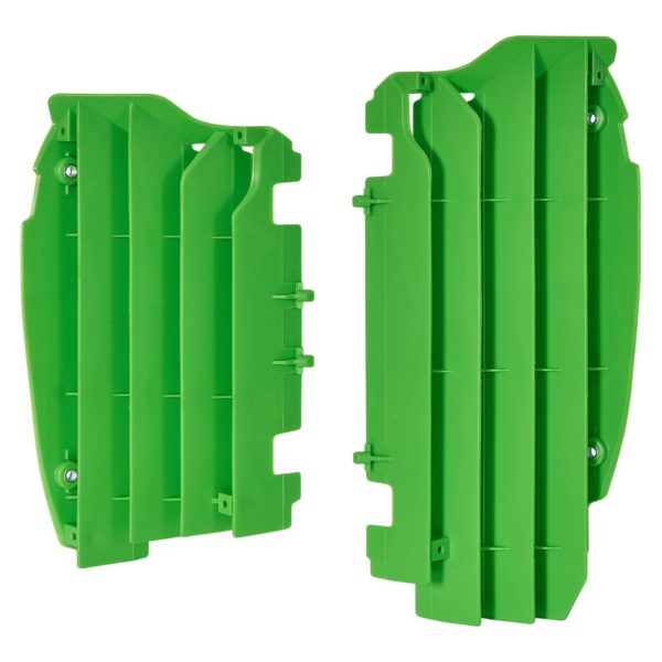 Aletines de radiador Polisport Kawasaki verde 8456000002