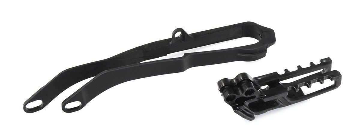 Guiacadenas + patin Polisport negro Honda 90592