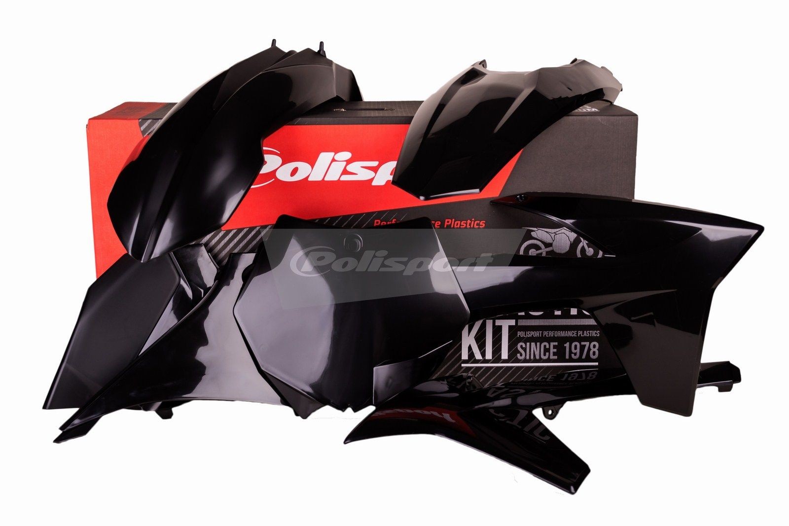 Kit plástica Polisport Ktm negro 90509