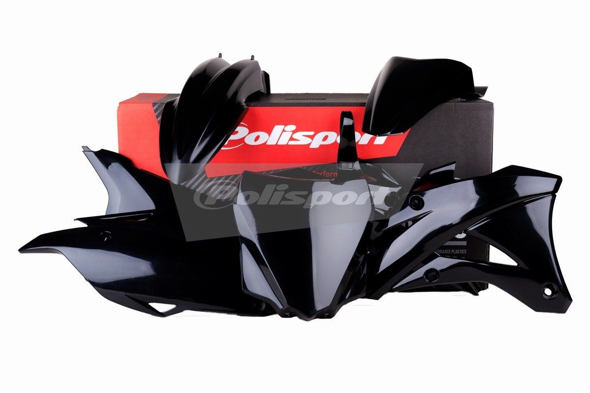 Kit plástica Polisport Kawasaki negro 90634