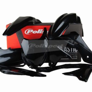 Kit plástica Polisport Kawasaki negro 90544