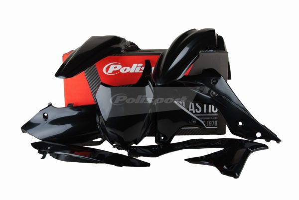 Kit plástica Polisport Kawasaki negro 90544