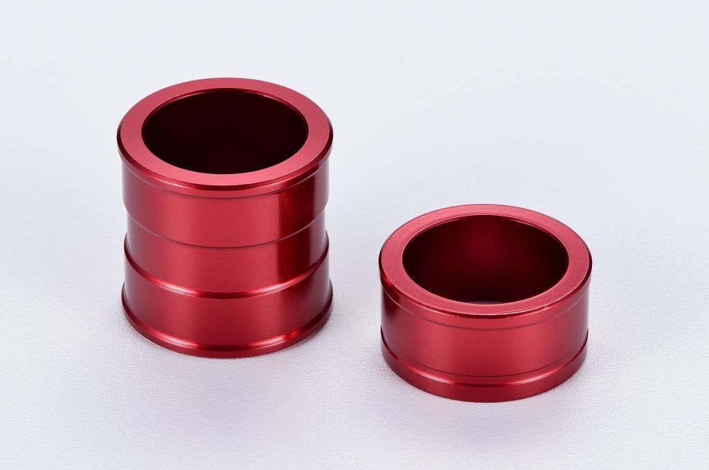 Casquillos de rueda delantera Honda Rojo