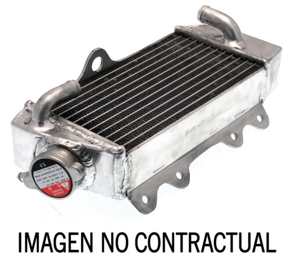 Radiador de aluminio soldado standard lado izquierdo