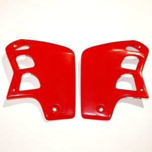 Plásticos laterales de radiador UFO Honda rojo HO02620-070