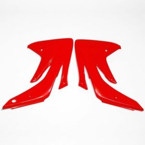 Plásticos laterales de radiador UFO Honda rojo HO04619-070