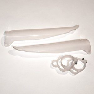 Protectores de horquilla UFO Kawasaki traslúcido KA03704-280
