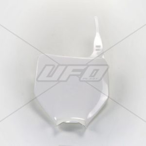 Portanúmeros delantero UFO Kawasaki blanco KA03740-047