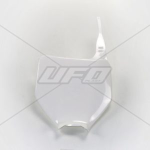 KAWASAKI - Portanúmeros delantero UFO Kawasaki blanco KA03740-047 -