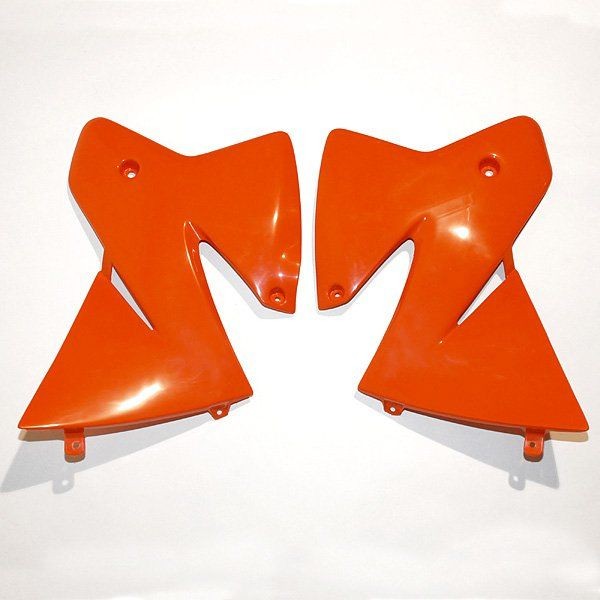 Plásticos laterales de radiador UFO KTM naranja KT03040-127