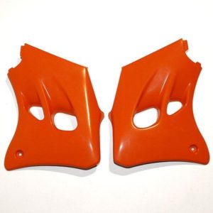 Plásticos laterales de radiador UFO KTM naranja KT03051-127