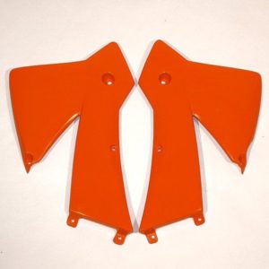 Plásticos laterales de radiador UFO KTM naranja KT03065-127