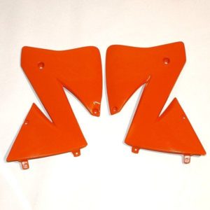 Plásticos laterales de radiador UFO KTM naranja KT03066-127