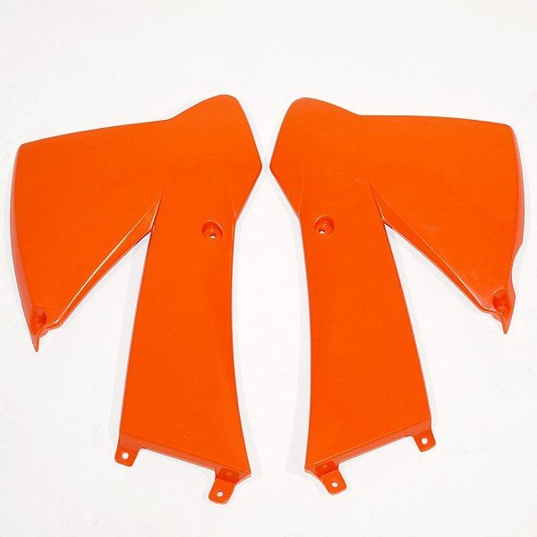 Plásticos laterales de radiador UFO KTM naranja KT03079-127