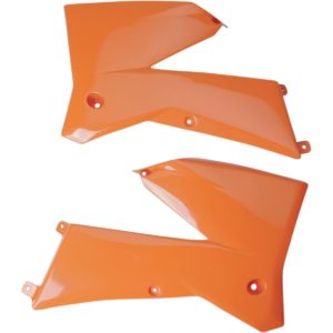 Plásticos laterales de radiador UFO KTM naranja KT03084-127