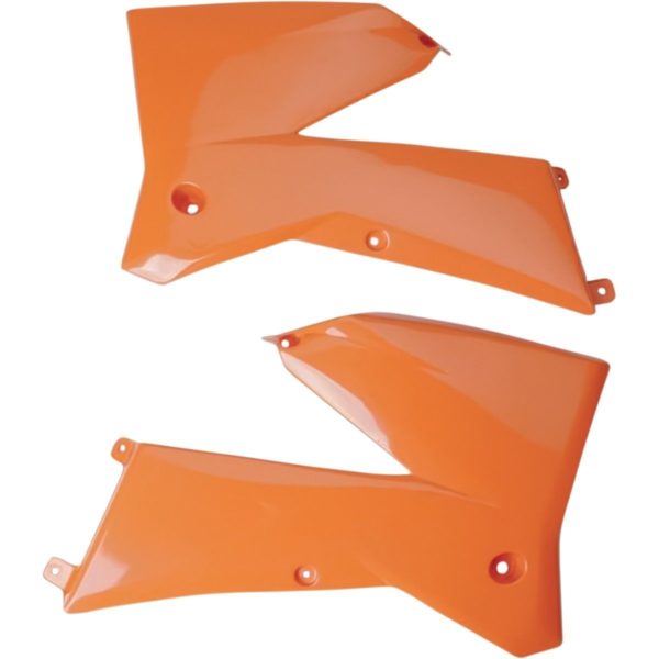 Plásticos laterales de radiador UFO KTM naranja KT03084-127