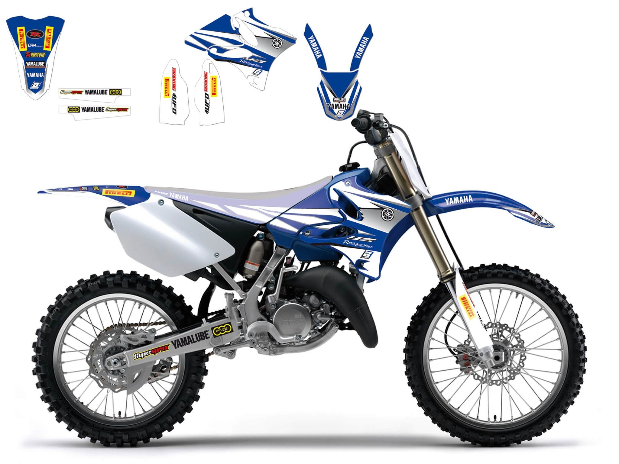 Kit Adhesivos Blackbird Réplica Factory Yamaha 2231R5